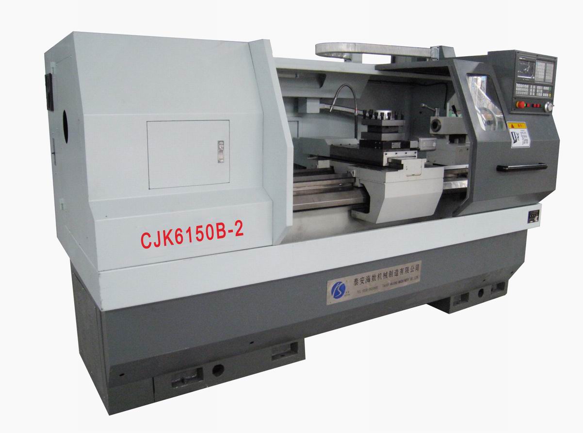 CJK6150B-2數(shù)控車床【整體床腳 三檔變頻】